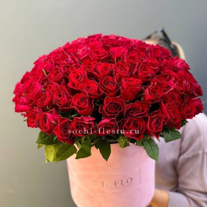 101 кенийская роза в цилиндре в Северодвинске