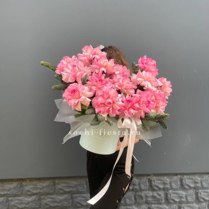 Бокс из 15 французских роз в Северодвинске