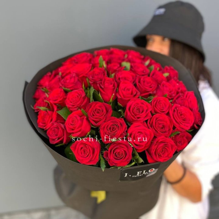 51 роза "Блек" в Северодвинске