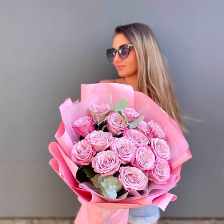 Букет розовых роз 2 в Северодвинске