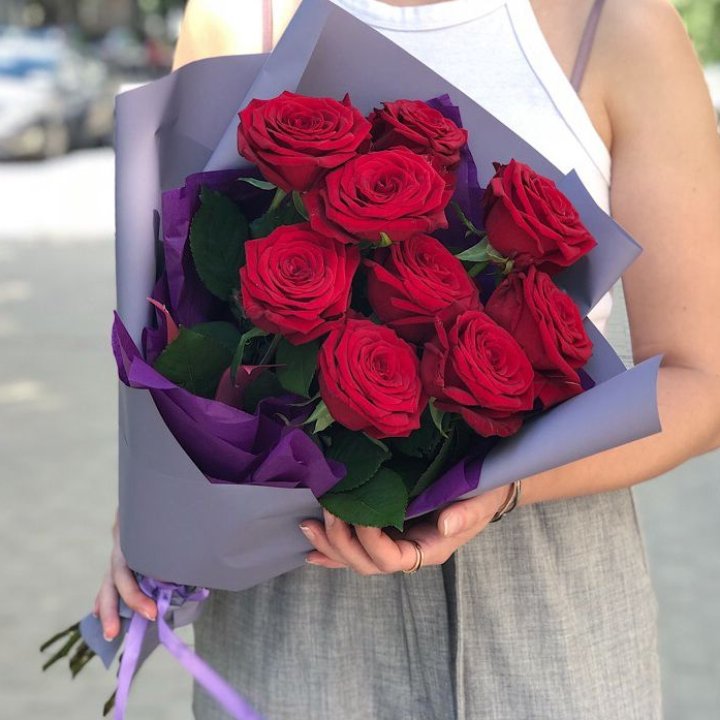 9  красных роз №1 в Северодвинске