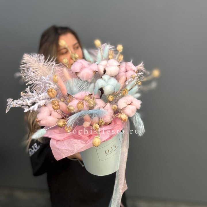 Авторский бокс с сухоцветами №2 в Северодвинске