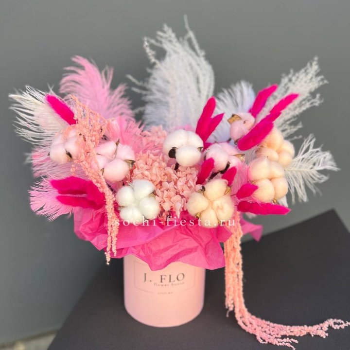 Авторский бокс с сухоцветами №1 в Северодвинске