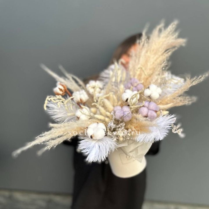 Авторский бокс с сухоцветами №3 в Северодвинске