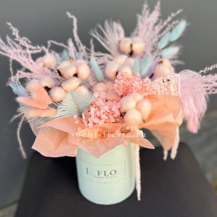 Авторский бокс с сухоцветами №3 в Северодвинске