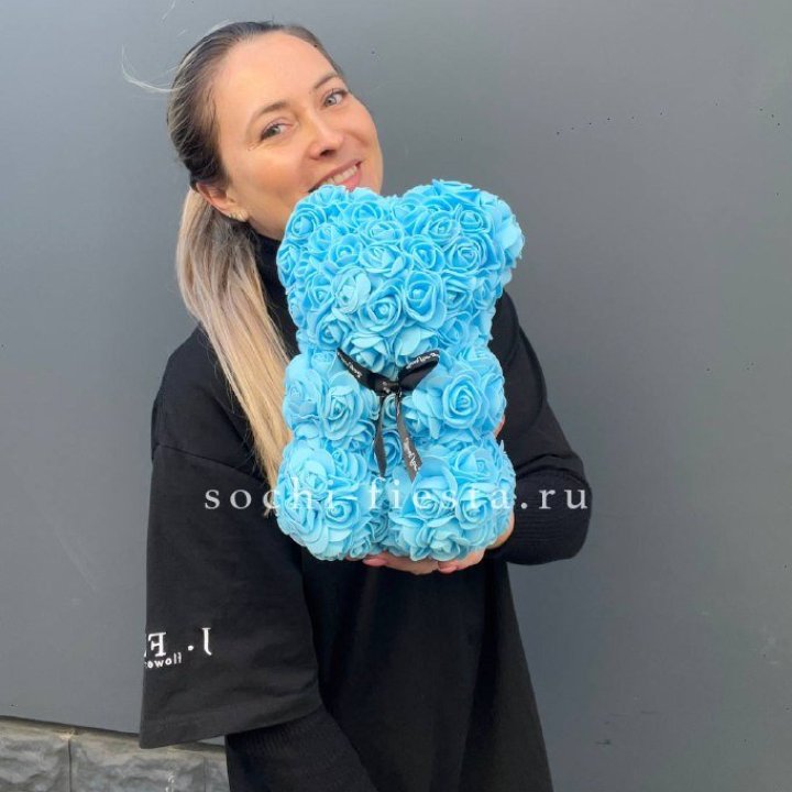 Игрушка медведь голубая в Северодвинске