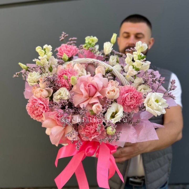 Цветочная корзина №1 в Северодвинске