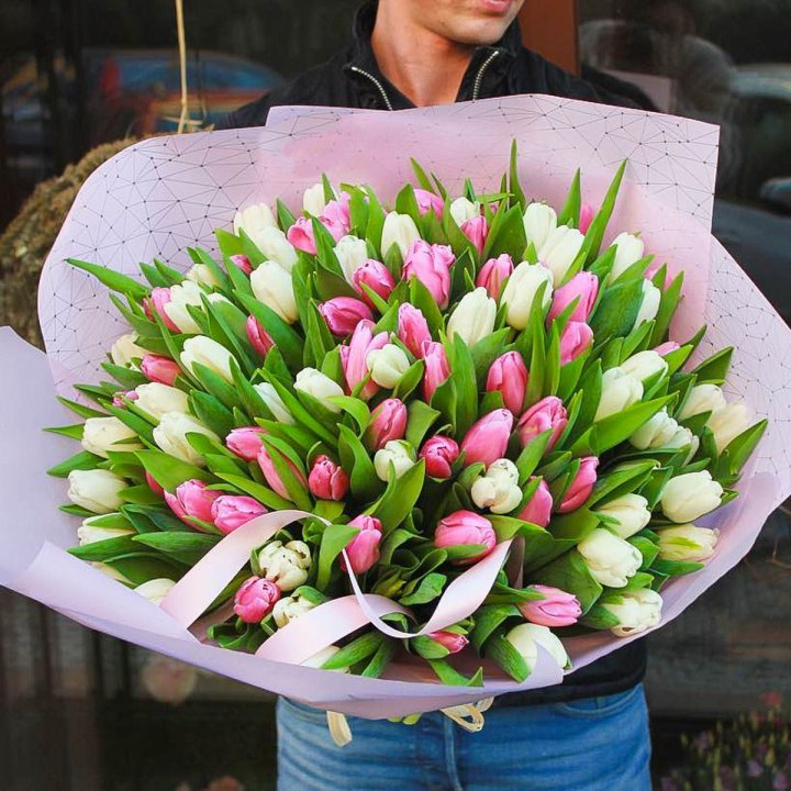 101 тюльпан микс в Северодвинске